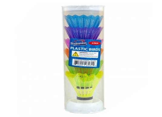 BADMINTON PLASTICO 6 PC