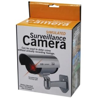 CÁMARA DE VIGILANCIA SIMULADA CON LED