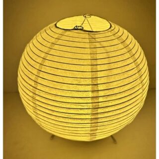 LINTERNA DE PAPEL REDONDA AMARILLA 10 X 6 PULGADAS