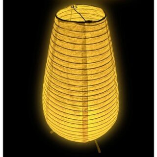 LAMPARA DE PAPEL REDONDA 10 X 6 PULGADAS