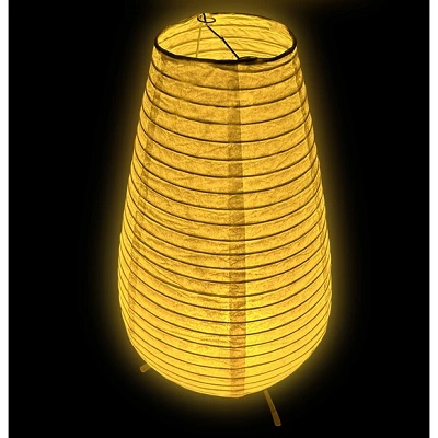 LAMPARA DE PAPEL REDONDA 10 X 6 PULGADAS