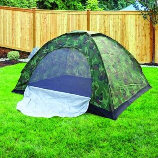 TIENDA DE CAMPAÑA DE CAMUFLAJE VERDE