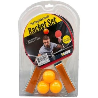SET DE RAQUETAS PARA TENIS CON 3 PELOTAS