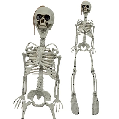 DECORACIONES DE ESQUELETO DE PLASTICO 90 CM
