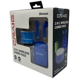 SET DE AURICULARES Y BOCINA BLUETOOTH CRAIG
