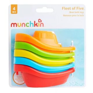 5 PC DE BARCOS DE JUGUETE PARA BAÑO - MUNCHKIN-