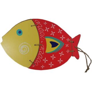 ADORNO DE PEZ MADERA 25x16 CM