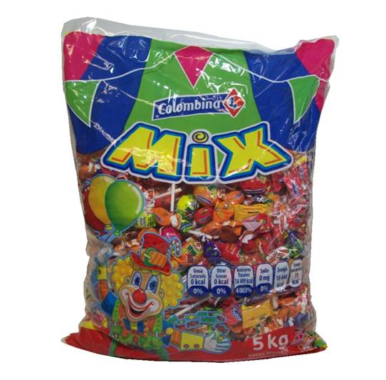 BOLSA 5 KG DULCES SURTIDOS COLOMBINA MIX