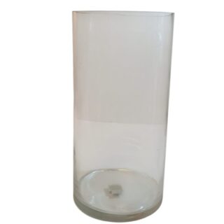 FLORERO DE VIDRIO 20 X 40 CM