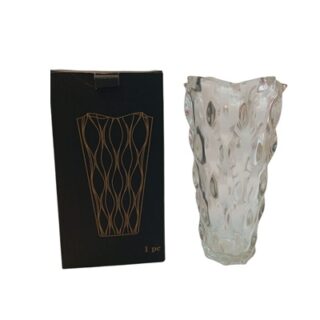 FLORERO DE VIDRIO 27 CM