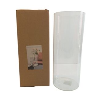 FLORERO DE VIDRIO 30 X 12 CM