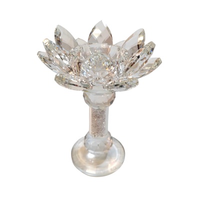 CANDELERO DE VIDRIO 14 CM