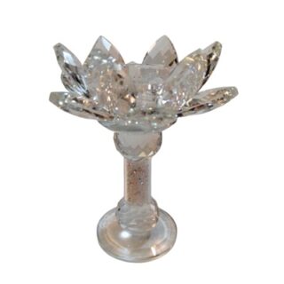 CANDELERO DE VIDRIO 14 CM