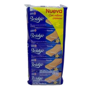 PAQUETE DE GALLETAS BRIDGE VAINILLA 10PC