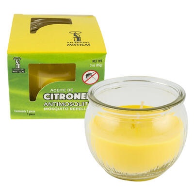 CANDELERA AROMATICA CITRONELA 3 OZ