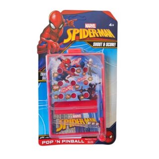 JUEGO DE PINBALL DE SPIDER MAN 14 X 10 CM