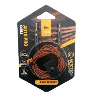 CABLE AUXILIAR DE AUDIO TRENZADO DE 180 CM