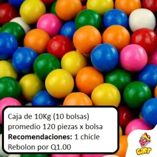 CHICLE REBOLON DE COLORES CARR