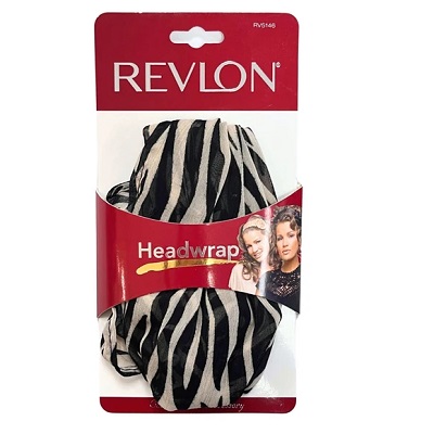 PAÑUELO PARA CABELLO DE ZEBRA REVLON