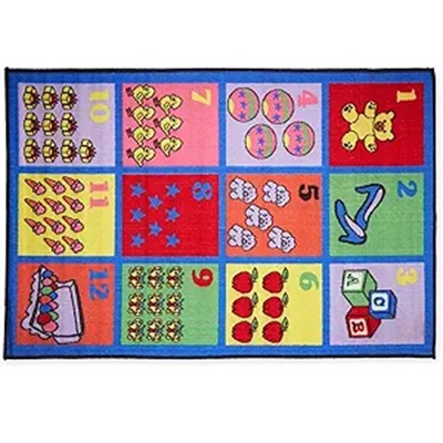 ALFOMBRA CON NUMEROS PARA NIÑOS 152.4 X 101.6 CM