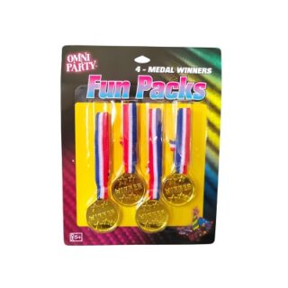 MEDALLA PARA GANADOR DE PLASTICO 4 PC