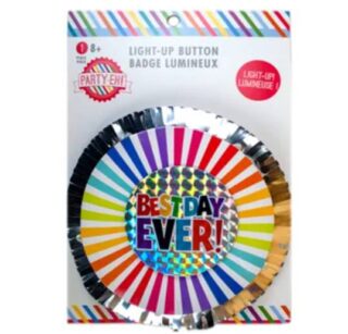 BOTON CON ILUMINACION BEST DAY EVER