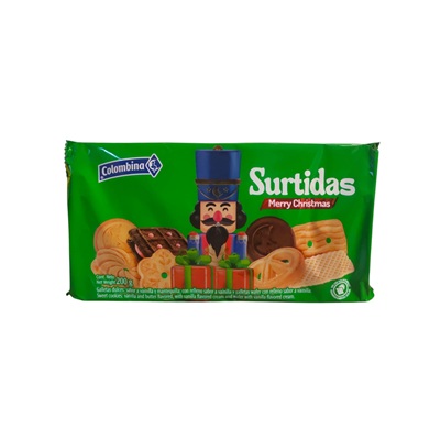 GALLETAS NAVIDEÑAS SURTIDAS COLOMBINA 200 G