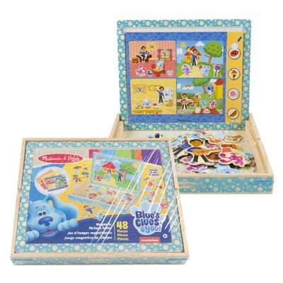 JUEGO MAGNETICO DE MADEGA PISTAS DE BLUE 48 PC