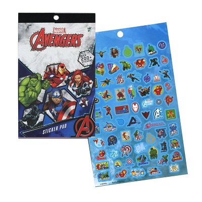 BLOCK DE STICKERS -AVENGERS-