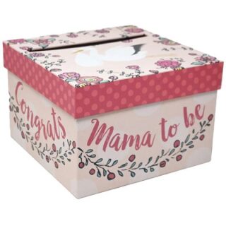CAJA DE TARJETAS DE REGALO PARA FUTURA MAMÁ AL15X22CM