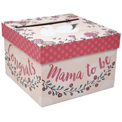 CAJA DE TARJETAS DE REGALO PARA FUTURA MAMÁ AL15X22CM