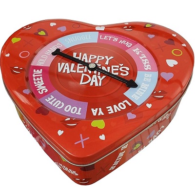 CORAZON DE NMETAL DISEÑO DIA DE SAN VALENTIN 18 CM