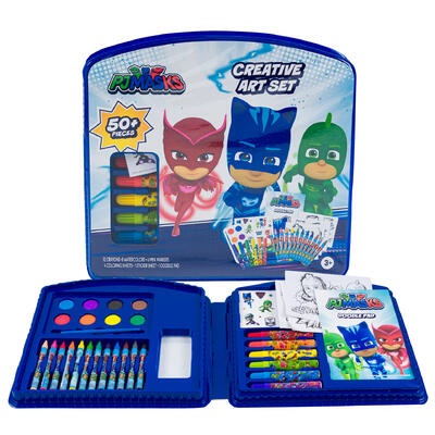 SET PARA COLOREAR HEROES EN PIJAMA 50PC