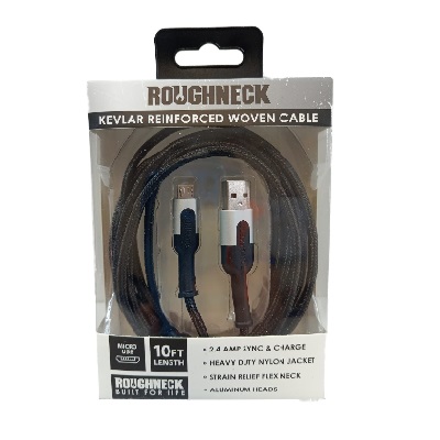 CABLE DE CARGA DE 2.4 AMPERIOS TIPO MICRO 300 CM