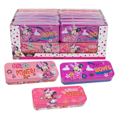 CAJA DE METAL PARA CRAYONES MINNIE