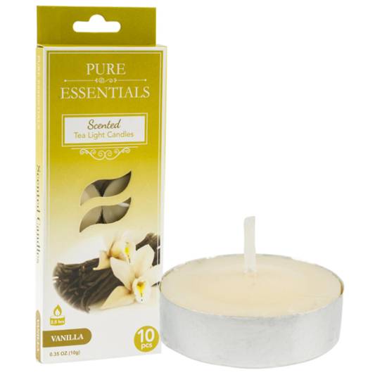 SET DE VELAS AROMATISANTE 10 PC VANILLA