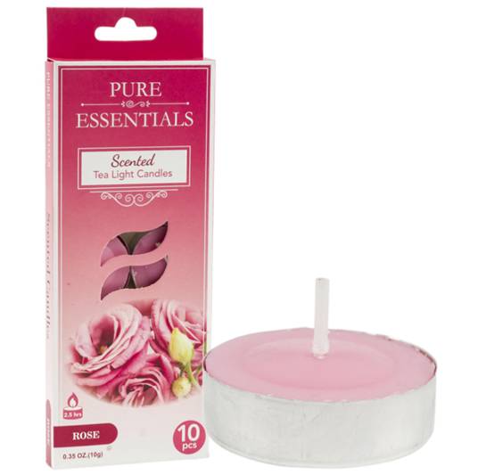 SET DE VELAS AROMATICAS 10 PZ PURE ESSENTIALS