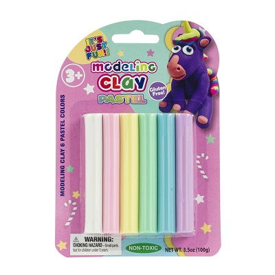 PLASTILINA 6 PC 100 GRAMOS