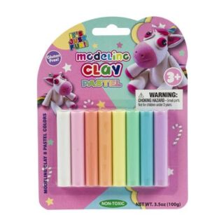 PLASTICINA 8 PC DE COLORES