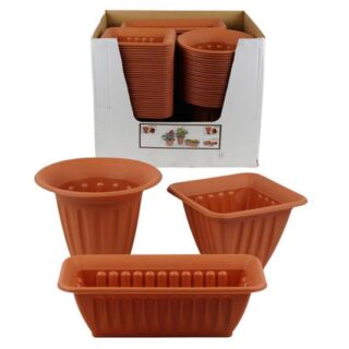 MACETA PLASTICA 23 X 18 X 11 CM