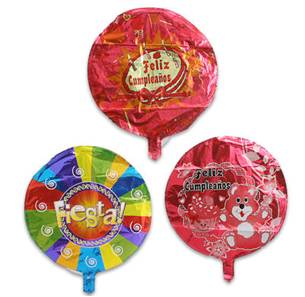 GLOBO METALICO FELIZ CUMPLEAÑOS SURTIDO