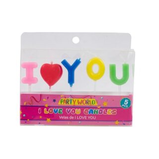 VELAS PARA CUMPLEAÑOS 5 LETRAS