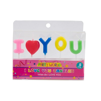 VELAS PARA CUMPLEAÑOS 5 LETRAS