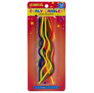 SET DE CANDELAS DE CUMPLEAÑOS 10 PC