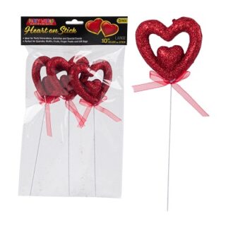 CORAZONES DECORATIVOS DIA DE SAN VALENTIN 3PC 25 CM