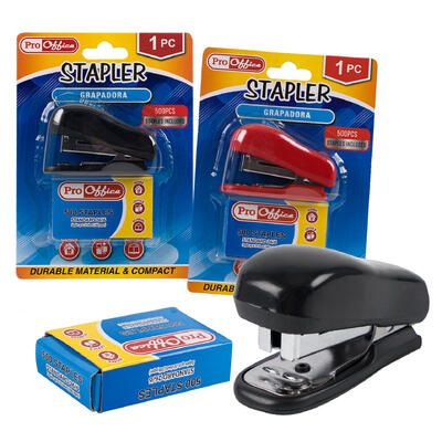 GRAPADORA CON GRAPAS 6 CM PRO OFFICE