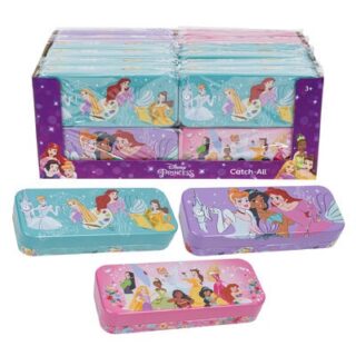 CAJA DE METAL PARA CRAYONES PRINCESAS
