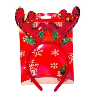 DIADEMA NAVIDEÑA 9 PULG