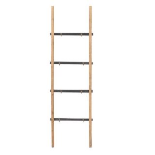 ESCALERA DECORATIVA DE MADERA 160 X 46 CM