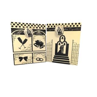 BOLSA PARA REGALO PARA BODA 33X27 CM